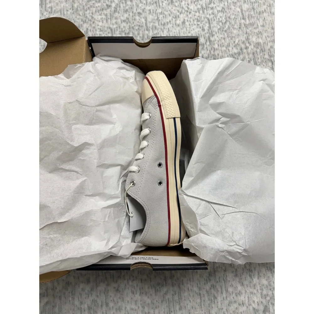 Converse Chuck Taylor All Star Ox Barely Grey Natural Ivory Suede Mens 6.5 NEW - Picture 1 of 7